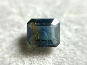 非加熱サファイア 0.99ct 6x5.2mm オクタゴン　グリーニッシュブルー　 宝石　マダガスカル