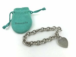 1円～ TIFFANY＆Co. ティファニー リターン トゥ ハートタグ チェーン ブレスレット シルバー925 レディース 重量約35.2g Y11-45-A★