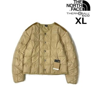 1円～!売切!【正規新品】THE NORTH FACE◆LHOTSE REVERSIBLE JACKET 中綿ジャケット US限定 キルティング リバーシブル(XL)茶 190122-97