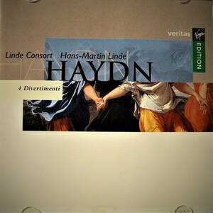 ☆CD《4つのデイヴェルテイメンティ》リンデ・コンソート、ハンス・マルタン・リンデ　和蘭盤　1994☆