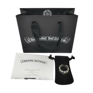 Chrome Hearts クロムハーツ ダブル フローラル クロス ハート リング 207192005SLV090001 20 シルバー