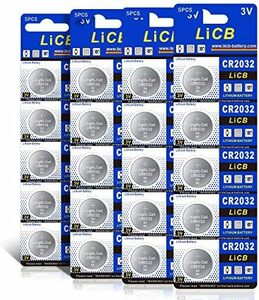  20個入 CR2032 コイン形 電池 3V 2032 水銀ゼロシリーズ ボタン電池