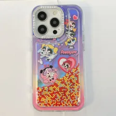 パワーパフガールズ  iphoneケース スマホケース iPhone 16 Proケース  流砂ケース  ハードケース 可愛い  iphone15proケース  iphone14ケース iPhone13proケース iphone16-13