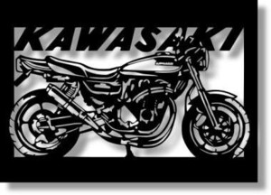 カワサキ(KAWASAKI) z2の切り紙　(1)【A4サイズ】[B4-027]