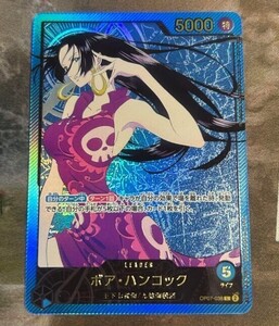 美品★ワンピースカード EB-02ボア・ハンコック リーダーパラレル 金文字 美品　ONE PIECE　Card　パラレル　未使用　ワンピース　カード