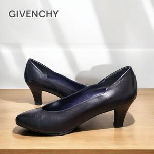 GIVENCHY パンプス レザー ブラック22.5cm 