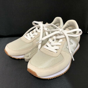 未使用 New Balance スニーカー U22ONK2 レディース 23.5cm アイボリー [jgg]