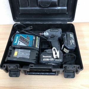 中古品 マキタ makita 充電式インパクトドライバ 18V TD148DRMXB ケース有り インパクトドライバ・電動工具