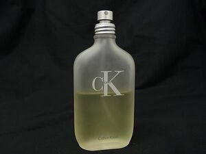 ■美品■ Calvin Klein カルバンクライン CK-ONE シーケーワン オードトワレ 100ml 香水 フレグランス パフューム DF6822