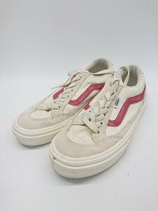 ◇ VANS V3830SC　FALKEN 593401-0002 スニーカー シューズ サイズ24.0 クリーム レッド レディース P