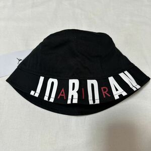 新品　ジョーダン(JORDAN) 帽子 キャップ AJ BUCKET CAP ブラック　バケットハット 53.5㎝〜56㎝