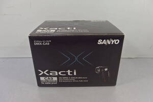 ◆未使用 SANYO(サンヨー) 防水 デジタルムービーカメラ Xacti(ザクティ) DMX-CA9 ブラック 水中撮影/録音可能 ３次元DNR搭載 ビデオカメラ