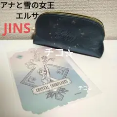 JINS　エルサ　メガネケース　ポーチ　クリーナー　アナ雪　アナと雪の女王　新品