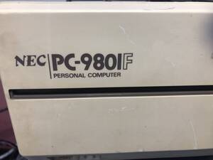 NEC PC-9801F　マザ－ボード正常　メモリ－カウント表示　カバ－蓋がない