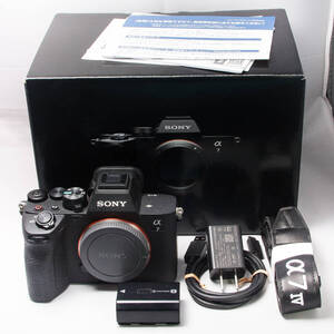 ★ 新品購入 ★ SONY α7IV ILCE-7M4・元箱、備品完備・フルサイズ・ソニー