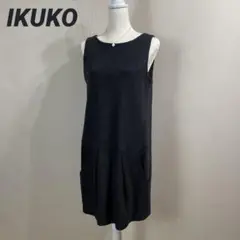 IKUKO サイズ2 毛100% シンプルワンピース