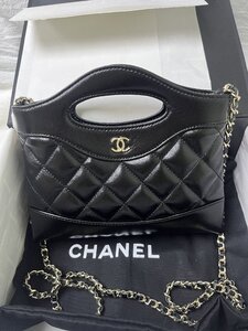 人気美品 CHANELシャネル 31bag 24S チェーンハンドバッグ miniショルダーバッグ