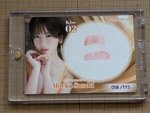 佐々木萌香【レースクイーン・オブ・ザ・イヤー 藤井マリー×佐々木萌香】Kiss02 Kiss Card 115枚限定