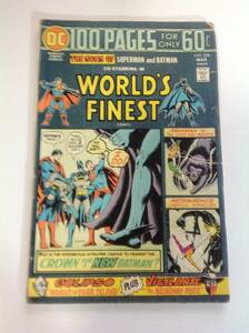 WORLD FINEST #228 原書 アメコミ アメリカンコミックス DCコミックス Comics リーフ 洋書 70年代BATMAN SUPERMAN バットマン スーパーマン