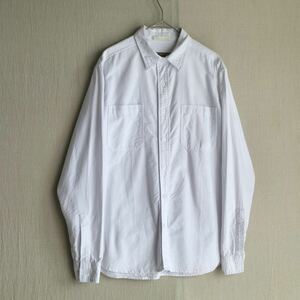 Nigel Cabourn ワーク シャツ / 46 コットン ホワイト T4-05052-9522 sale