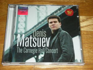 DENIS MATSUEV THE CARNEGIE HALL CONCERT デニス・マツーエフ シューマン　リスト　プロコフィエフ　