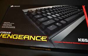 【新品 未使用品 デッドストック Corsair コルセア Vengeance K65 アルミニウムゲーミングキーボード 】