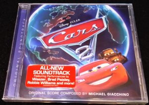 カーズ2　サントラCD★未開封CD　Cars 2　PIXAR　マイケル・ジアッチーノ　Michael Giacchino　PERFUME　Weezer　ブラッド・ペイズリー