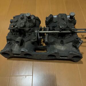 当時物　トヨタ　セリカ　TA27 2TG インテークマニホールド　ソレックス　SOLEX キャブレター MIKUNI 