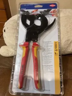 新品　KNIPEX 9536-320 絶縁ラチェットケーブルカッター