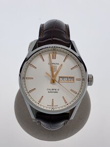 TAGHeuer◆カレラ_デイデイト_キャリバー5_AT_SS_41mm/腕時計/WAR201D/日差-6/シルバー//