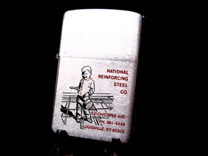 ビンテージ ZIPPO 1981年製★Architectture REINFORCING STEEL★Very Light Use/激レア/Nice Graphics/コレクタブル