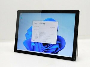 【1円スタート】Microsoft Surface Pro 7 1866 Core i5 1035G4 1.1Ghz 8GB 128GB(SSD) 12.3インチ (2736×1824) マルチタッチ対応 Win11Pro