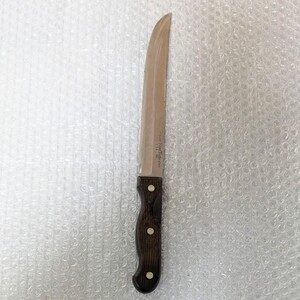 当時物 アメリカ製 洋包丁 SLICER Flint Forge USA G4709 洋包丁 肉切り包丁 動作未チェック 現状品