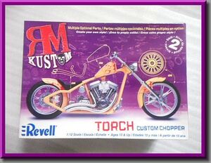 Revell◆1/12◆TORCH◆CUSTOM CHOPPER◆トーチ◆カスタム チョッパー◆レベル◆RMカスタム シリーズ◆未組立て品