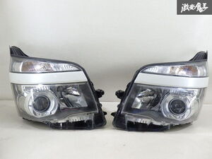 【状態 良好！】 トヨタ 純正 ZRR70 VOXY ヴォクシー HID ヘッドライト ランプ レンズ 左右 カラー 070 KOITO 28-225 即納 在庫有 棚14-4