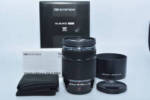 【特上品】 OM SYSTEM/オリンパス M.ZUIKO DIGITAL ED 40-150mm F4.0 PRO ブラック　#7482