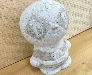 ■ 未使用 特大 TAKAO スタチュー メロンパンナちゃん 約30cm 御影石 置物 立ち姿 ★