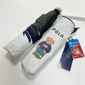 新品 ラルフローレン 傘 日傘 折りたたみ傘 軽量 ポロベア 一級遮光 雨の日OK all weather パラソル E