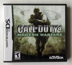 DS コール オブ デューティ4 モダン・ウォーフェア CALL OF DUTY 4 MODERN WARFARE 北米版 ★ ニンテンドーDS / 2DS / 3DS