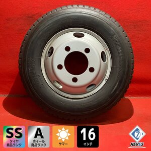 【個人宅配送不可】新車外し品 205/85R16 16×5.5J 116.5-8TC 5H 2023年製 エルフ等 タイヤ＆ホイール1本【47139882】