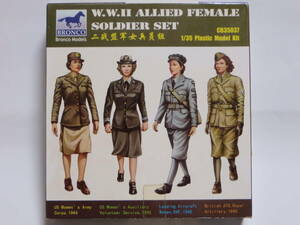 ブロンコ 女性後方支援補助兵士 4体 1/35 アメリカ・イギリス