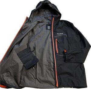 mont-bell モンベル トレントフライヤージャケット メンズ L GORE-TEX ゴアテックス 通勤通学 旅行 登山 トレッキング #1128277 黒 