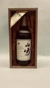 山崎12年　サントリーピュアモルトウイスキー750ｍｌ43％　未開栓　奈良県限定発送　（581-42.Ｎ－５）Ｆ－２４