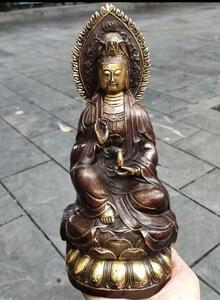 銅器純銅観音菩薩仏像置物