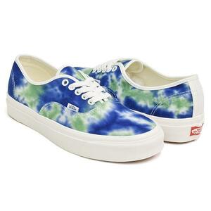 新品 26 VANS バンズ オーセンティックタイダイ AUTHENTIC 44 DX TIEDYE アナハイムコレクション グリーン/ブルー