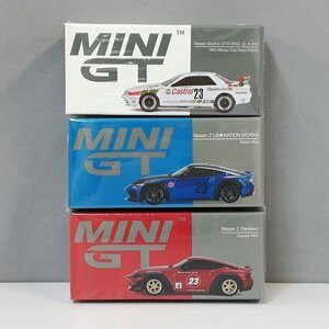 mR129a [未開封] TSM 1/64 MINI GT ニッサン Z LB★NATION WORKS ニッサン スカイライン GT-R R32 Gr.A #23 他 | ミニカー T