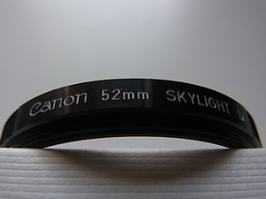 普通郵便送料無料　Canon　キャノン　SKYLIGHT　1x　52mm　管理no.40