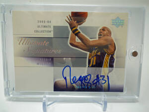 2003-04 UD Ultimate Collection Ultimate Signature Reggie Miller Indiana Pacers レジーミラー