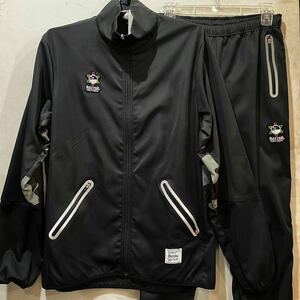 SALE! Razzoli (ラッツォーリ) ストレッチ クロス 上下 セット (L) BLACK | futsal soccer フットサル サッカー ジャージ セール