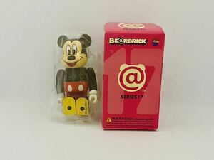BE@RBRICK Mickey Mouse 【カード付き】未開封 ベアブリック シリーズ17 ミッキーマウス メディコムトイ ワンオーナー品 送料無料